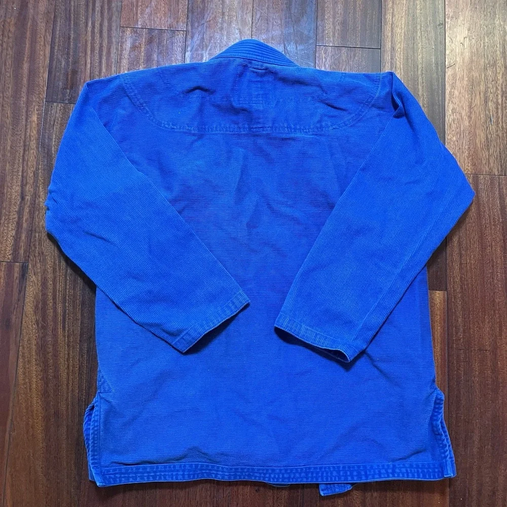 Jiu Jitsu Gi Moya Brand A2 Blue 100% Cotton Top Only Kimono Martial Arts READ